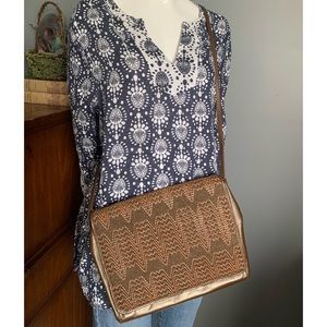 vintage Brizzolari : large crossbody bag